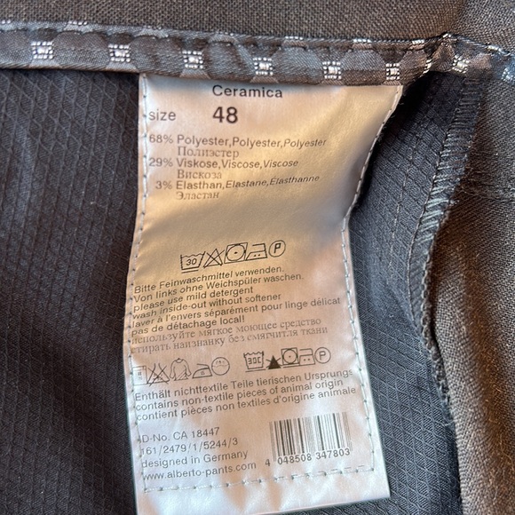 Alberto pants BNWT brown size 48 - Picture 9 of 9